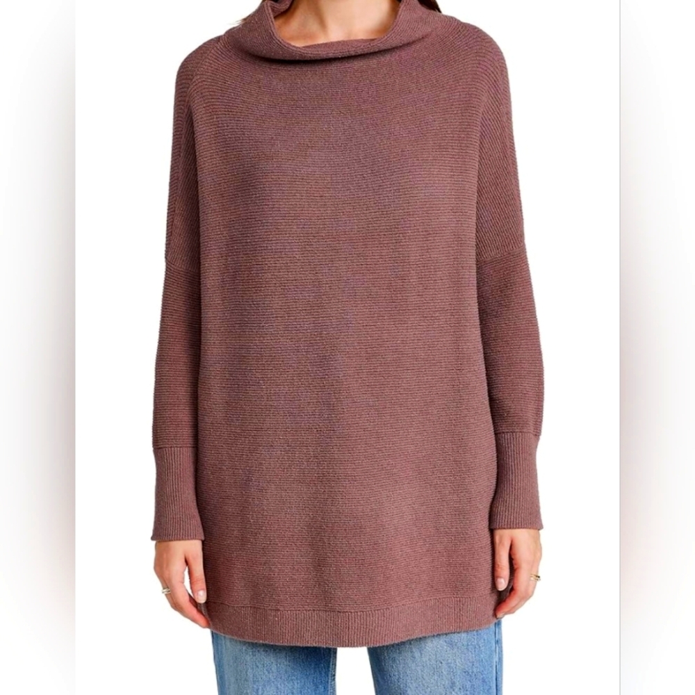 Free People Ottoman Slouchy Tunic in Nutmeg XL (NWT)